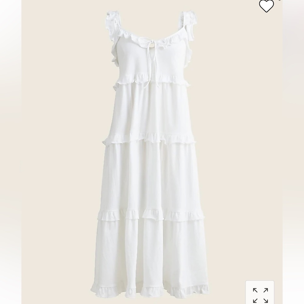 JCrew Tiered knit keyhole maxi dress, Size S